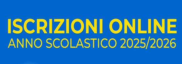 banner iscrizioni online anno scolastico 2025 2026